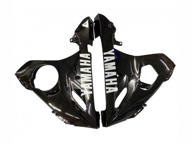 Noir Brillant Blanc Décalque Carénage Moto Yamaha YZF R6S 2006-2009