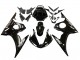Noir Brillant Blanc Décalque Carénage Moto Yamaha YZF R6S 2006-2009