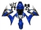 Bleu Blanc Noir Brillant Yamalube Carénage Moto Yamaha YZF R6 2003-2004