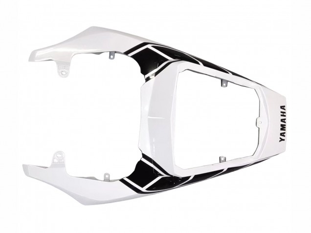 Blanc Noir Brillant Carénage Moto Yamaha YZF R6S 2006-2009