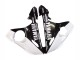 Blanc Noir Brillant Carénage Moto Yamaha YZF R6S 2006-2009