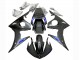 Noir Mat Bleu Carénage Moto Yamaha YZF R6 2003-2004