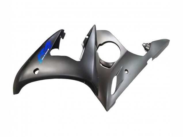 Noir Mat Bleu Carénage Moto Yamaha YZF R6S 2006-2009