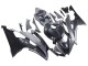 Gris Noir Fibre de Carbone Style Carénage Moto Yamaha YZF 600 R6 2008-2016