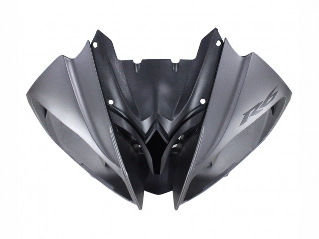 Gris Noir Fibre de Carbone Style Carénage Moto Yamaha YZF 600 R6 2008-2016
