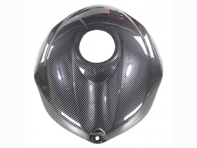 Gris Noir Fibre de Carbone Style Carénage Moto Yamaha YZF 600 R6 2008-2016