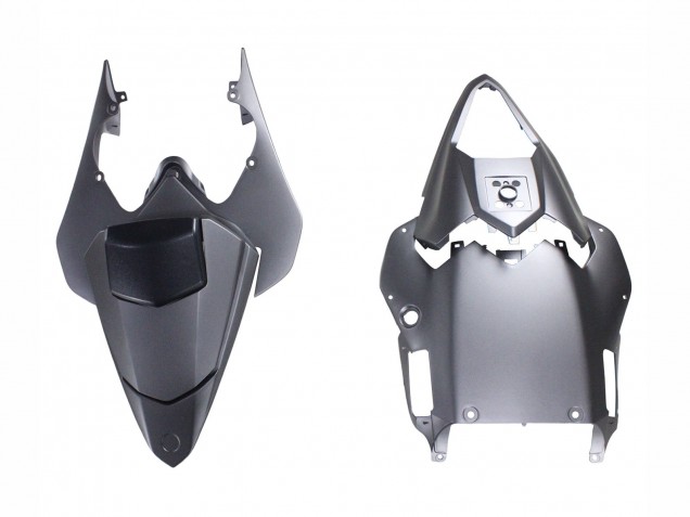 Gris Noir Fibre de Carbone Style Carénage Moto Yamaha YZF 600 R6 2008-2016