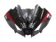Noir Brillant Noir Mat Rouge Bande Carénage Moto Yamaha YZF 600 R6 2008-2016