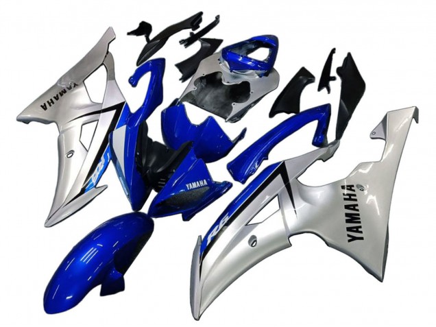 Argent Bleu Carénage Moto Yamaha YZF 600 R6 2008-2016