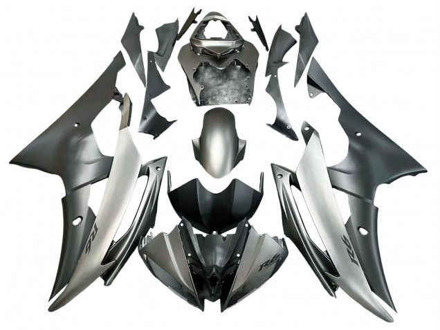 Argent Gris Carénage Moto Yamaha YZF 600 R6 2008-2016