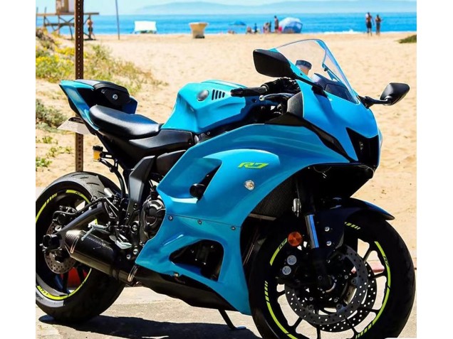Bleu Carénage Moto Yamaha YZF R7 2021-2024