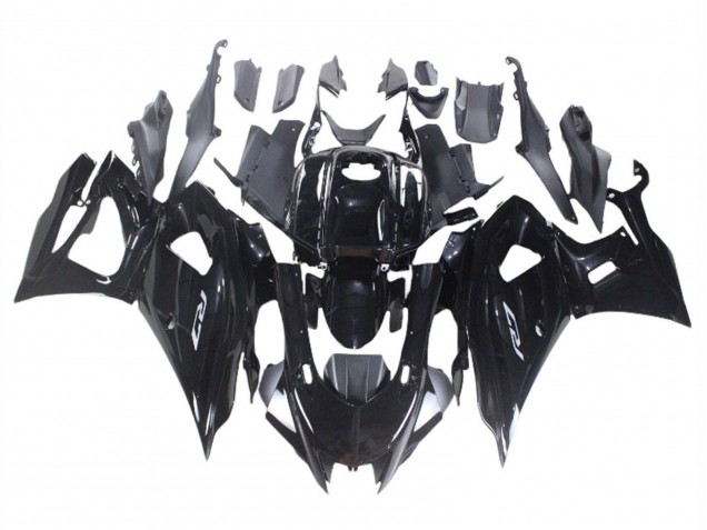 Noir Brillant Carénage Moto Yamaha YZF R7 2021-2024