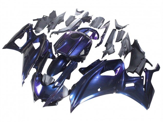 Pente Bleu Violet Carénage Moto Yamaha YZF R7 2021-2024