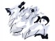 Blanc Noir Carénage Moto Kawasaki ZX10R 2021-2025