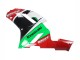 Vert Rouge Carénage Moto Kawasaki ZX6R 2007-2008
