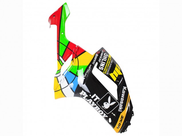 Coloré Playboy 223 Carénage Moto Kawasaki ZX6R 2007-2008
