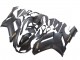 Noir Mat Jaune Logo Ninja Carénage Moto Kawasaki ZX6R 2007-2008