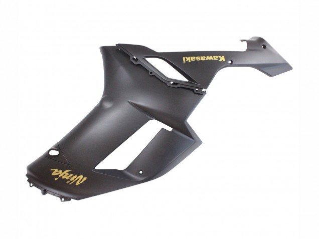 Noir Mat Jaune Logo Ninja Carénage Moto Kawasaki ZX6R 2007-2008