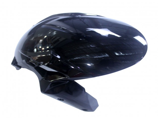 Noir Brillant Blanc Carénage Moto Kawasaki ZX6R 2019-2022