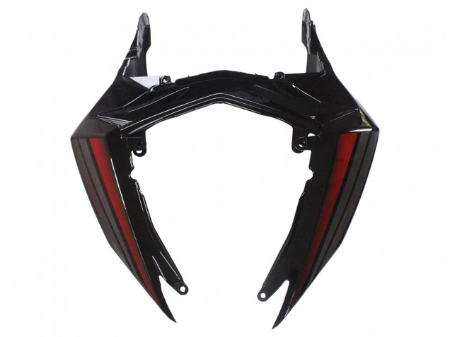 Rouge Noir Carénage Moto Kawasaki EX300 2013-2024
