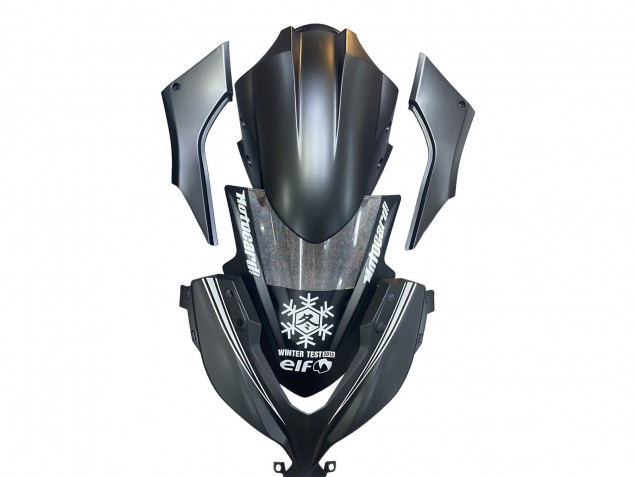 Noir Mat Blanc Elf Neige Carénage Moto Kawasaki EX300 2013-2024