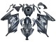 Noir Mat Blanc Elf Neige Carénage Moto Kawasaki EX300 2013-2024