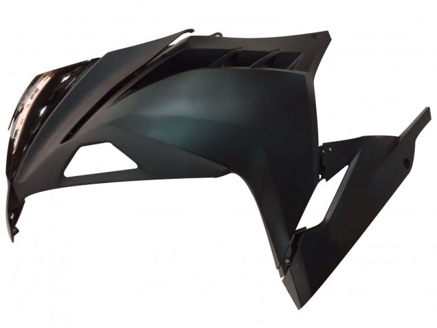 Noir Brillant Noir Mat Carénages Moto Kawasaki EX300 2013-2024