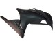 Noir Brillant Noir Mat Carénages Moto Kawasaki EX300 2013-2024