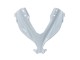 Blanc Rouge Noir Carénage Moto Kawasaki EX300 2013-2024