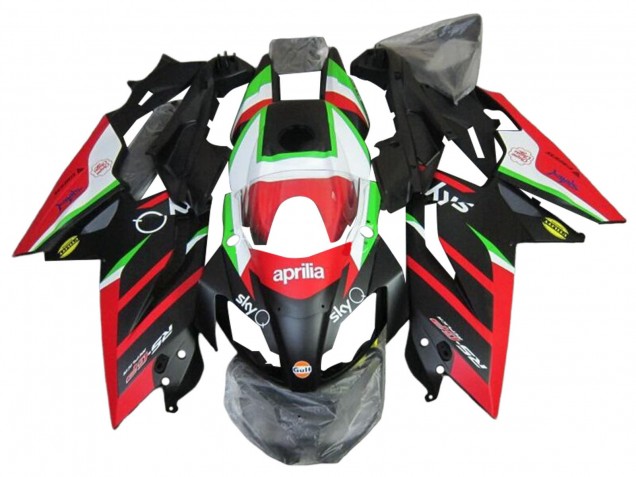 Blanc Rouge Vert Noir Brillant Carénages Moto Aprilia RS4 50 125 2012-2018