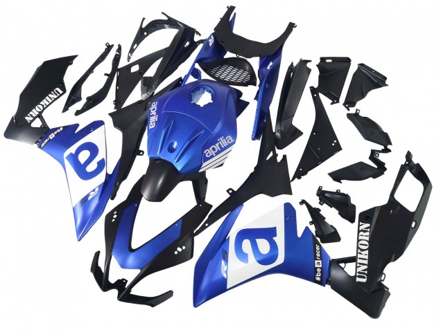 Bleu Blanc Noir Mat Carénage Moto Aprilia RS4 50 125 2012-2018