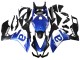 Bleu Blanc Noir Mat Carénage Moto Aprilia RS4 50 125 2012-2018