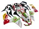 Blanc Rouge Vert Jaune Alitalia Carénages Moto Aprilia RS4 50 125 2012-2018