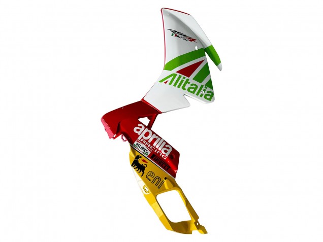 Blanc Rouge Vert Jaune Alitalia Carénages Moto Aprilia RS4 50 125 2012-2018