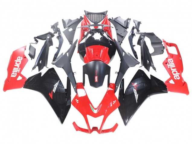 Rouge Noir Brillant Carénage Moto Aprilia RS4 50 125 2012-2018
