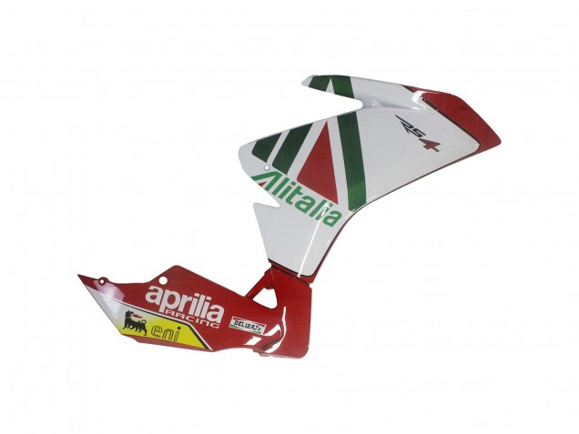 Blanc Rouge Vert Jaune Alitalia Kits Carénages Moto Aprilia RS4 50 125 2012-2018