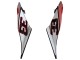 Argent Rouge Noir Brillant Carénage Moto Aprilia RS4 50 125 2012-2019