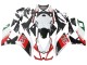 Blanc Rouge Vert Noir Brillant Carénage Moto Aprilia RS4 50 125 2012-2018