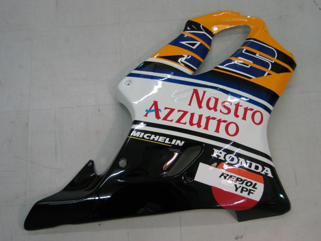 Jaune Bleu Blanc Noir Nastro Azzurro Carénage Moto Honda CBR600 F4i 2004-2007