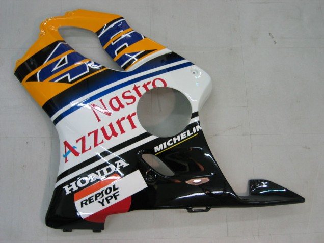 Jaune Bleu Blanc Noir Nastro Azzurro Carénage Moto Honda CBR600 F4i 2004-2007