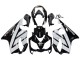 Blanc Noir Brillant Carénage Moto Honda CBR600 F4i 2004-2007