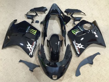 Noir Brillant Vert Monstre Carénage Moto Honda CBR1100XX Blackbird 1996-2007 Pas Chère