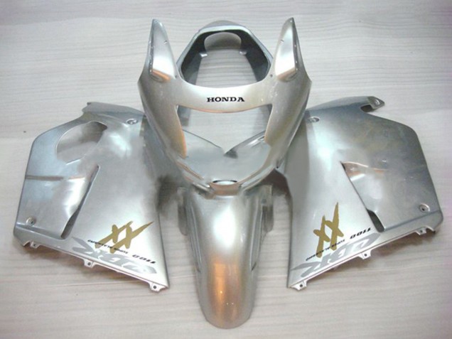 Argent Or Carénage Moto Honda CBR1100XX Blackbird 1996-2007