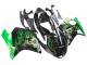 Noir Brillant Vert Flamme Carénages Moto Honda CBR1100XX Blackbird 1996-2007