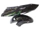 Noir Brillant Vert Flamme Carénages Moto Honda CBR1100XX Blackbird 1996-2007