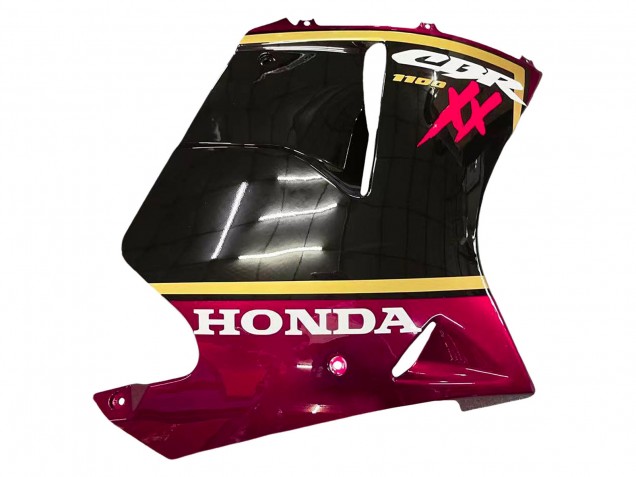 Noir Brillant Rouge Jaune Carénage Moto Honda CBR1100XX Blackbird 1996-2007