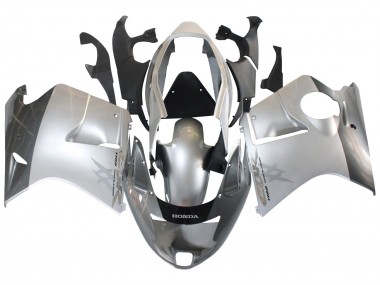Argent Gris Carénage Moto Honda CBR1100XX Blackbird 1996-2007 Pas Chère