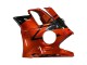 Orange Noir Brillant Carénage Moto Honda CBR600 F2 1991-1994