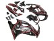 Rouge Noir Brillant Kits Carénages Moto Honda CBR600 F3 1997-1998