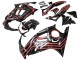Rouge Noir Brillant Kits Carénages Moto Honda CBR600 F3 1997-1998